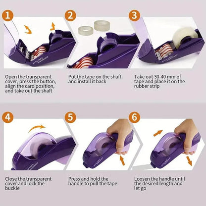 Distributeur de ruban adhésif pour une coupe précise