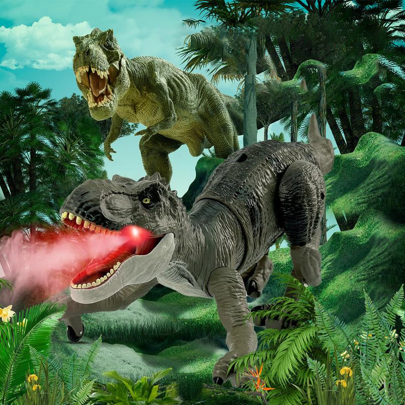 DinoMaster RC – Dinosaur réaliste avec fonction de brouillard