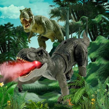 DinoMaster RC – Dinosaur réaliste avec fonction de brouillard