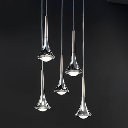 1-Lumière-Goutte-D'eau-Métal-LED-Nordique-Porte-Lampe