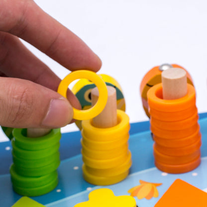 EduWood – Tableau de Jeu en Bois Éducatif pour la Croissance