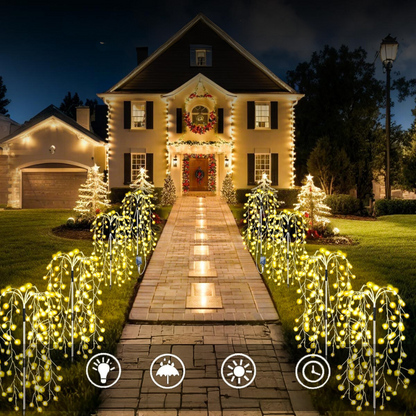 IllumiNuit Éclairage de jardin - Éclairage de jardin multicolore festif pour des nuits magiques