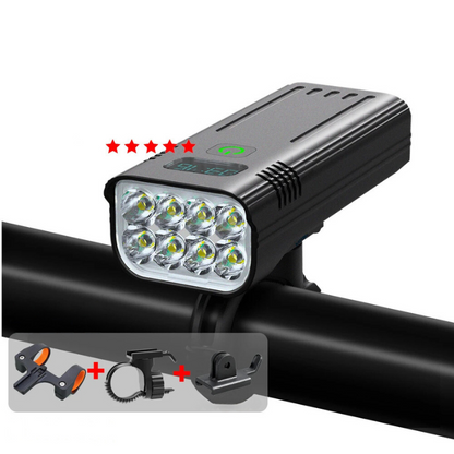 Floroux Luminaire LED for Bicycle | Rechargeable Bicycle Light | Safe and Waterproof for Day and Night