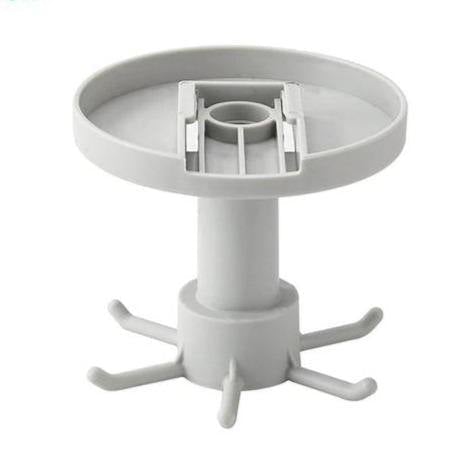 Floroux Rotating Kitchen Utensil Holder | 6 Hook Organizer | Space Saving Under Cabinet Storage