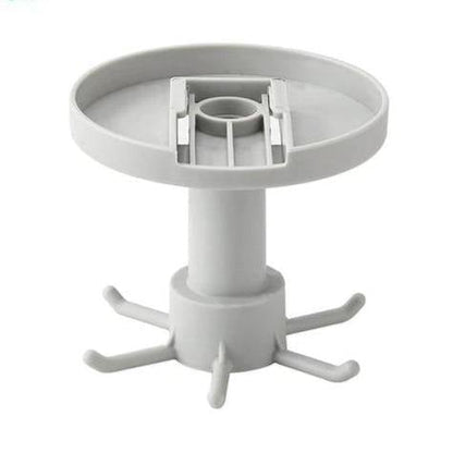 Floroux Rotating Kitchen Utensil Holder | 6 Hook Organizer | Space Saving Under Cabinet Storage