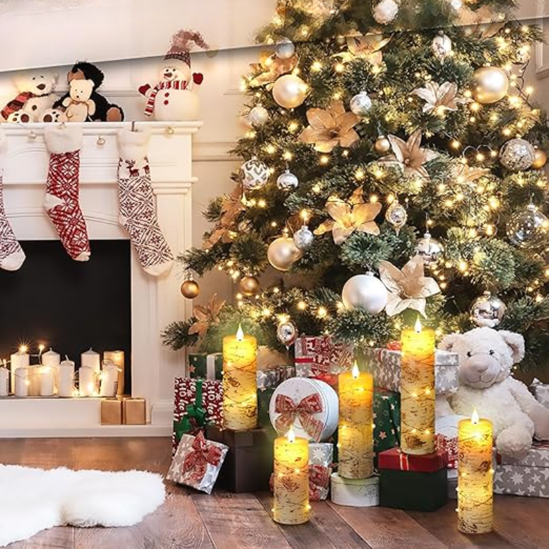 Floroux - Bougies LED sans fil avec effet de flamme réaliste