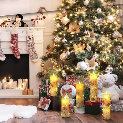 Floroux - Bougies LED sans fil avec effet de flamme réaliste