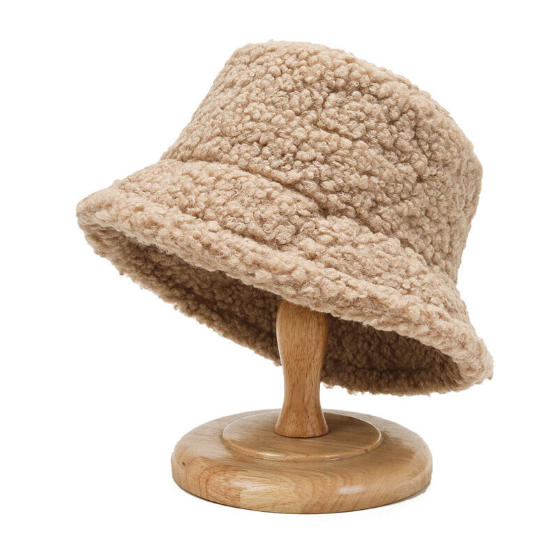 CozySheep Chapeau - Chaud Bucket Teddy pour les jours d'hiver