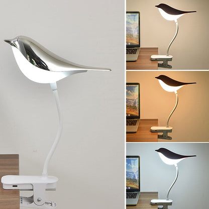 Floroux LED Table Lamp Nordic | USB Charge | Night Light with Bird Clip | Modern Design