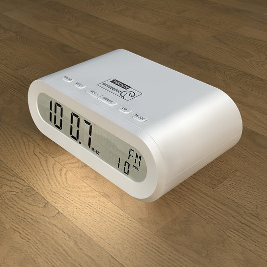 TimeGlow Réveil – Radio Numérique LED avec Snooze