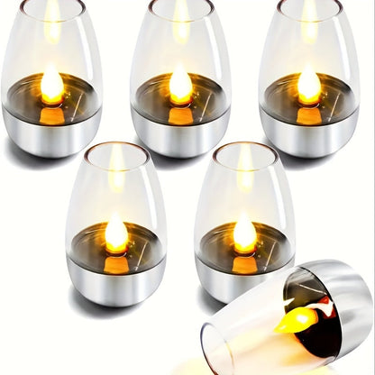SolarCandle – Éclairage LED de bougie à thé solaire pour décoration