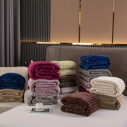 FlannelLuxe – Douce Couverture en Fleece pour le Confort
