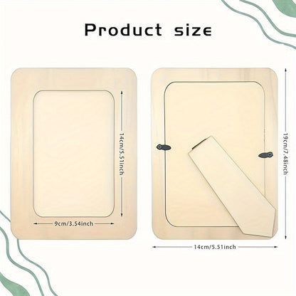 CreativeFrame – Set de 10 cadres photo DIY en bois