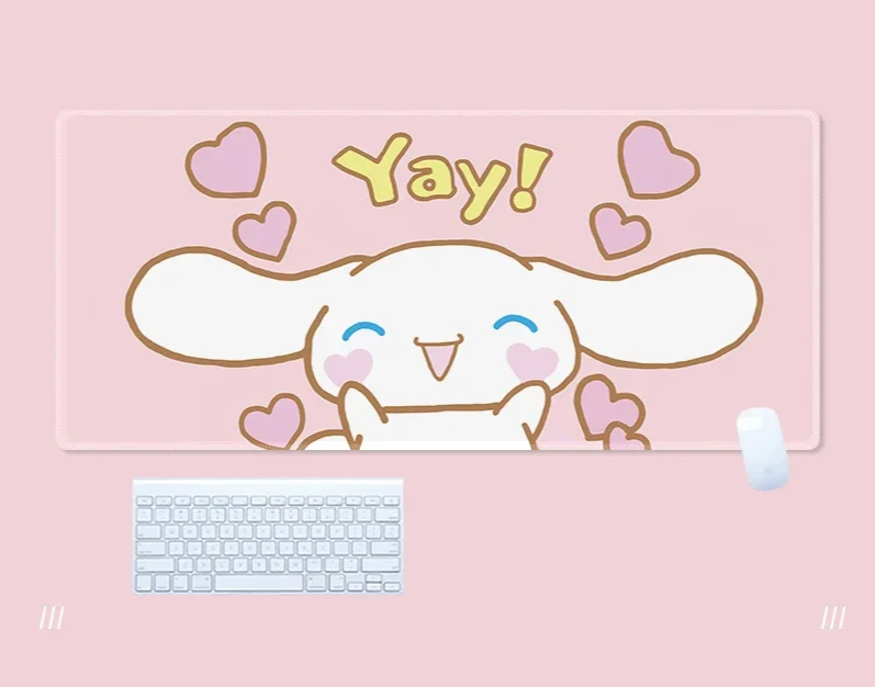 Cinnamoroll Kuromi Tapis de bureau