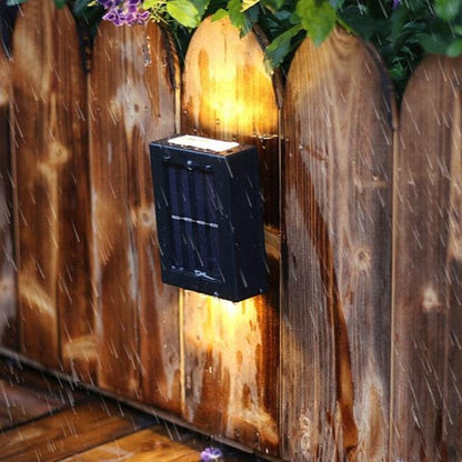 Lampe murale de terrasse extérieure à énergie solaire