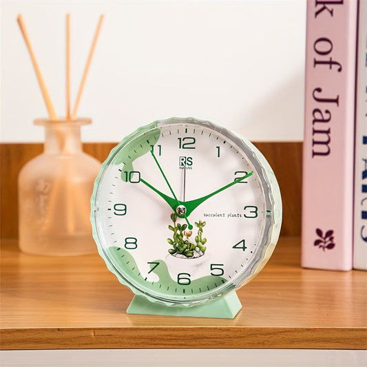 FloraTime Horloge - Élégant Réveil de Fleurs avec Alarme