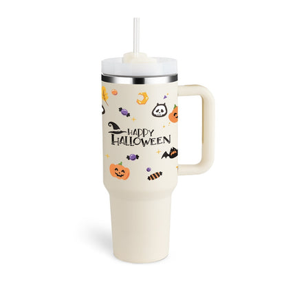 Tasse isolante avec anse et paille | 1200 ML