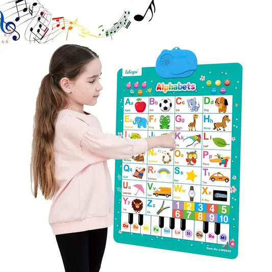 Affiche Murale ABC Parlant pour Tout-Petits - Apprenez en Jouant