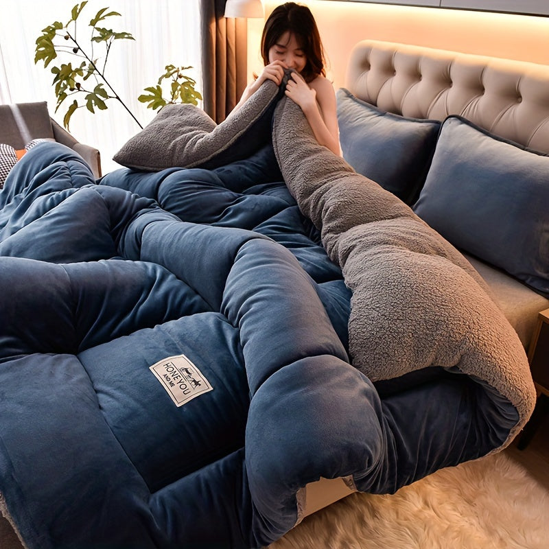 Couverture en Fleece Sherpa Luxe – Confort et Style Ultimes