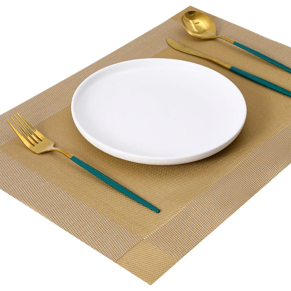 Floroux - Sets de table tissés résistants à la chaleur