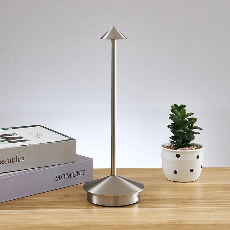 Floroux - Lampe de table sans fil slim et portable avec luminosité réglable