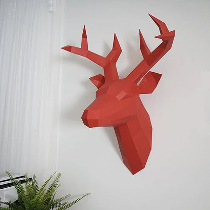 Décoration murale - Tête de cerf - tête de cerf - décoration