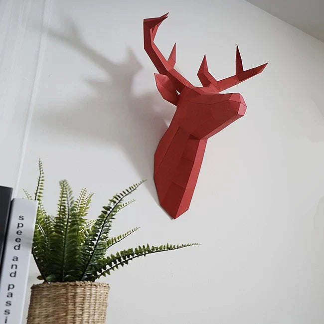 Décoration murale - Tête de cerf - tête de cerf - décoration