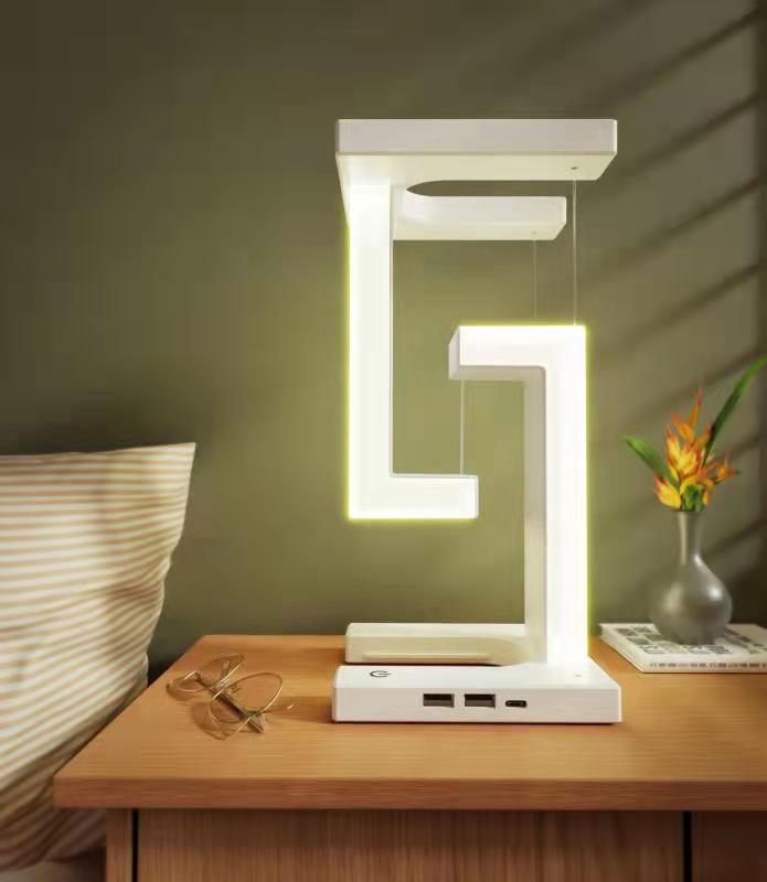 Lampe d'équilibre flottante avec charge sans fil