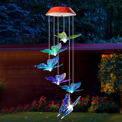 Floroux – Thème des papillons Lampes solaires de jardin