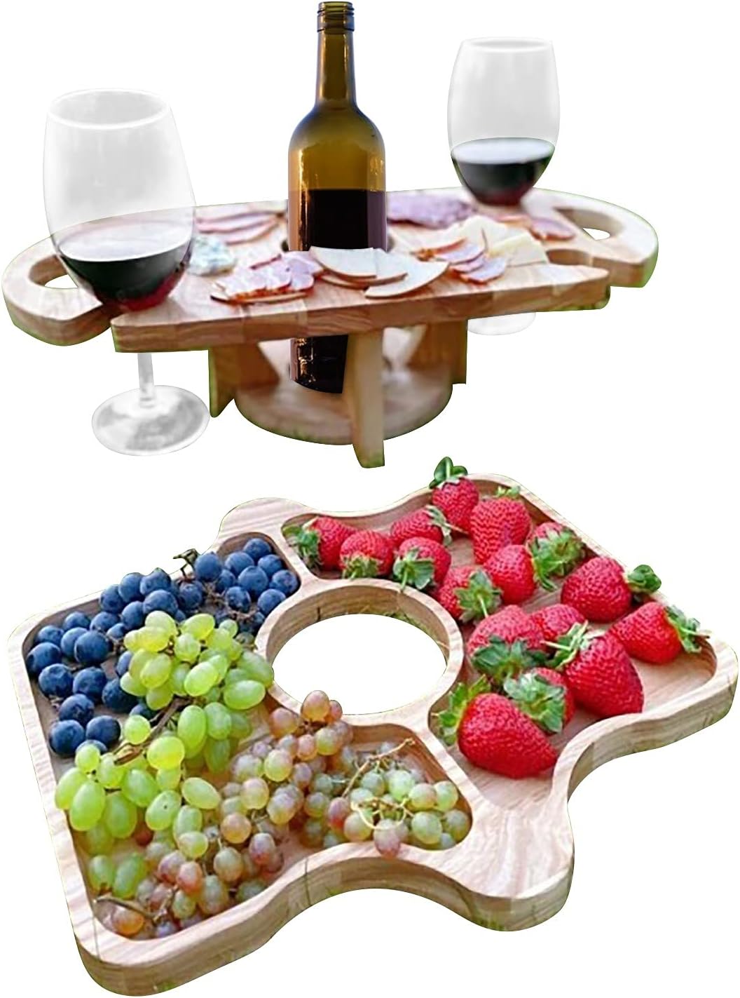 DualServe Rack – Étagère élégante pour fruits et vins