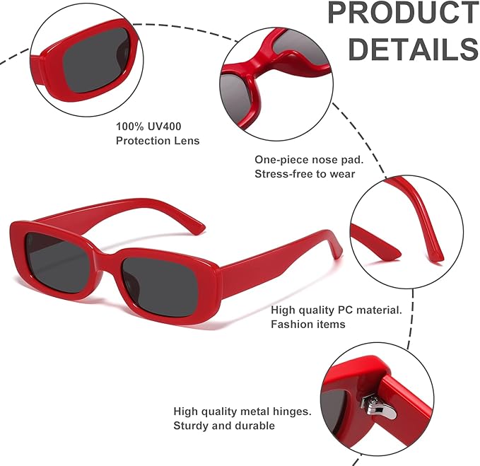 AriaLens – Lunettes de soleil rétro Y2K élégantes