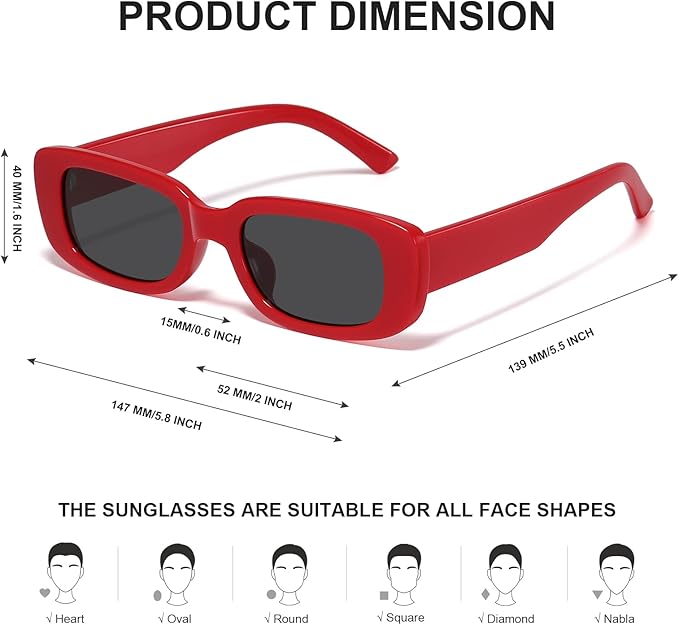 AriaLens – Lunettes de soleil rétro Y2K élégantes