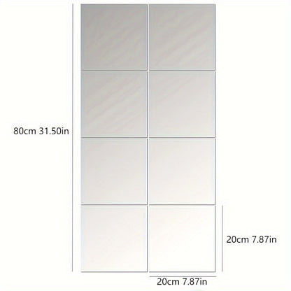 EleganceMirror – Luxe 3D Tuiles Miroir en Acrylique Set