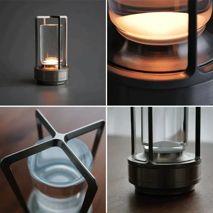 CristalLumière - Lampe en cristal élégante et moderne
