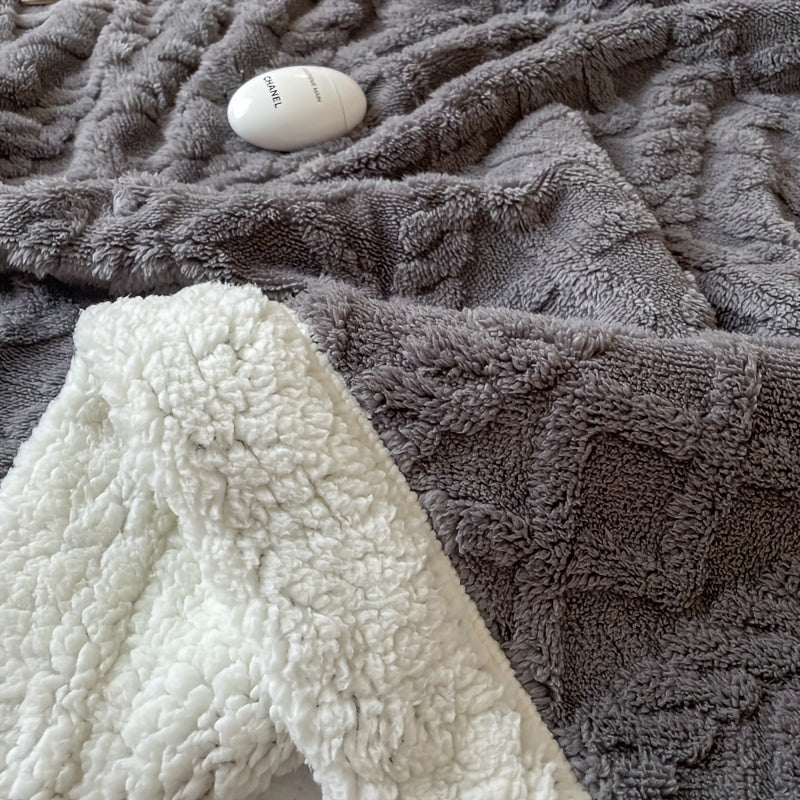 Couverture en polaire réversible stylée pour un confort et une chaleur ultimes