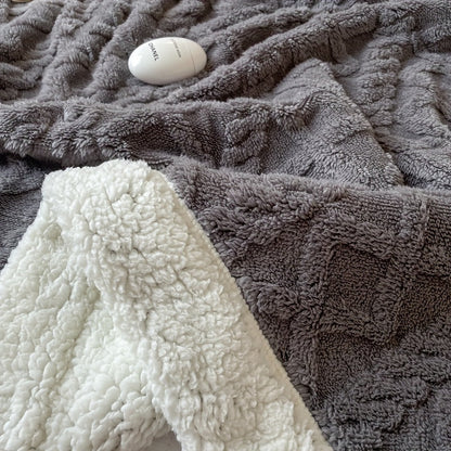 Couverture en polaire réversible élégante pour un confort et une chaleur ultimes