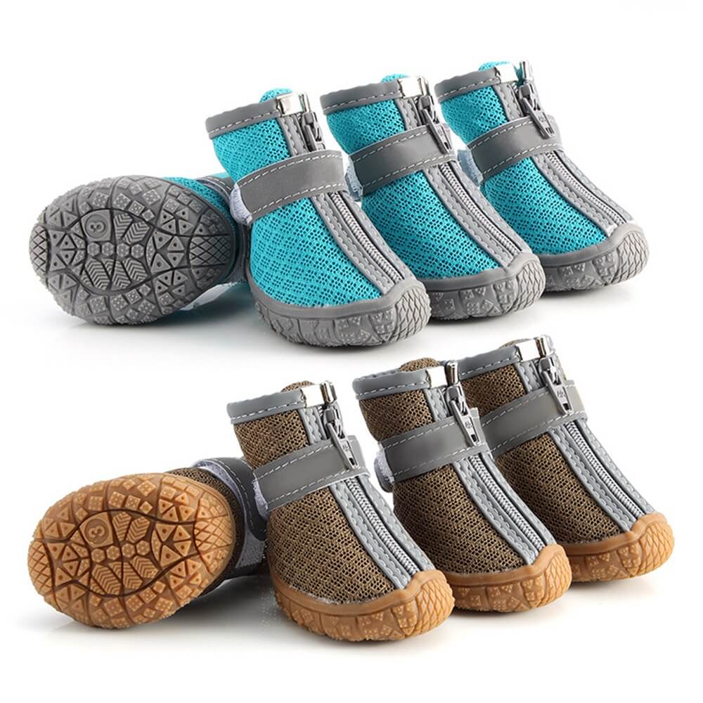 Bottes d'extérieur durables pour chien avec tissu en maille – Protection des pattes tout terrain