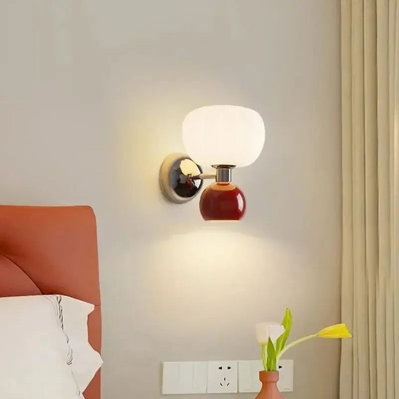 Appliques murales LED Floroux Crème