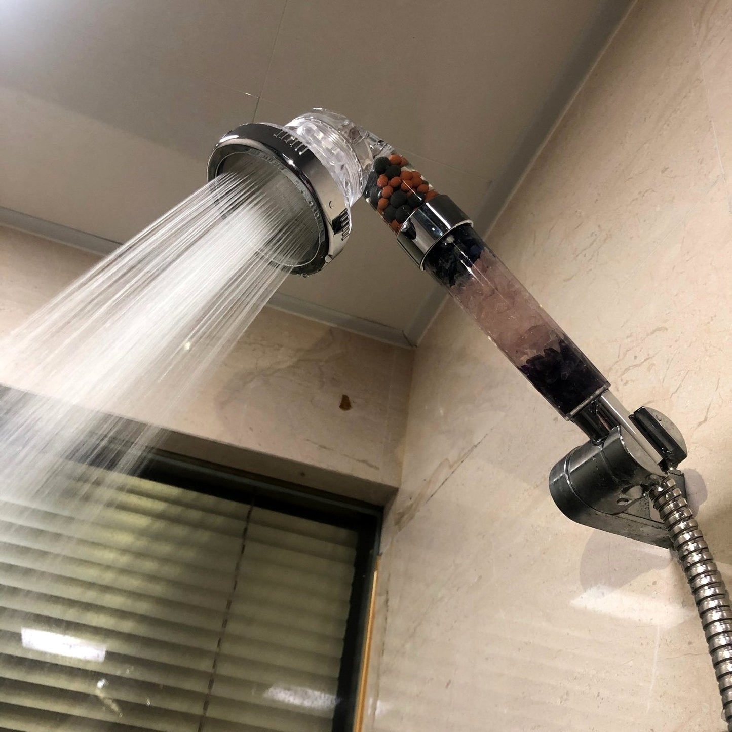 HydroTherm - Tête de Douche Thérapeutique avec Filtration Minérale