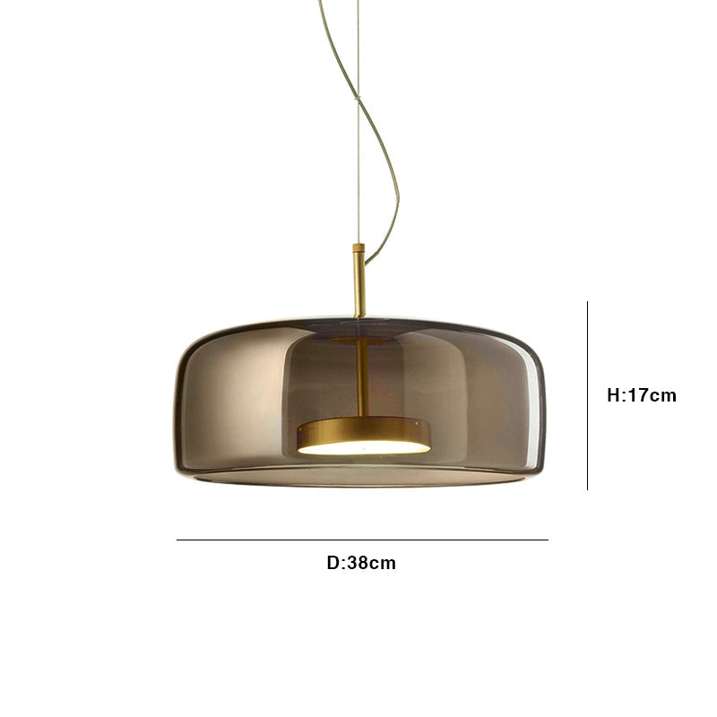 Floroux Hôtel Lampe Suspendue en Verre | Design Moderne | Lumière LED Dimmable