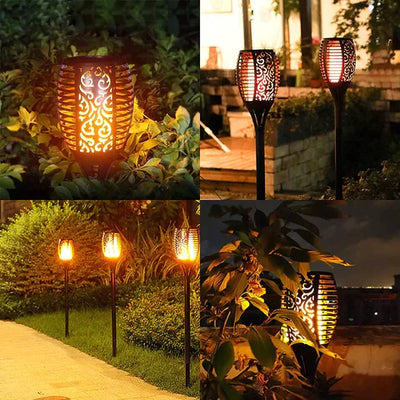 Floroux | Torche de jardin LED solaire étanche
