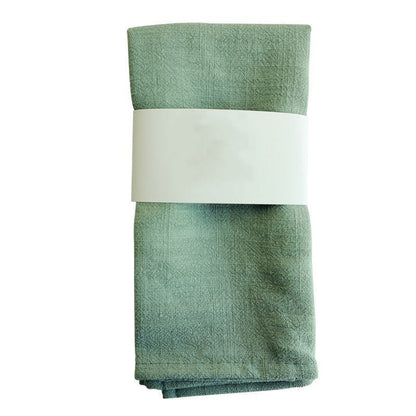 Serviettes en coton-lin simples et minimalistes - Ensemble de 4