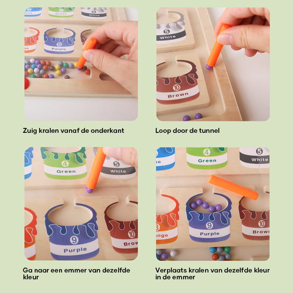 ColorMaze - Labyrinthe créatif magnétique de couleurs et de chiffres