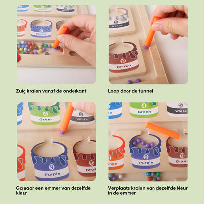 ColorMaze - Labyrinthe créatif magnétique de couleurs et de chiffres