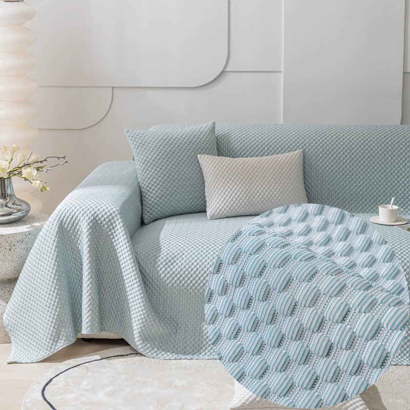 Cooling Beans Couverture de canapé en soie glacée été