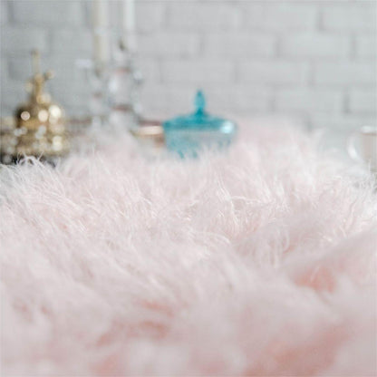 Couverture de table en fausse fourrure pour la fête Décor de banquet