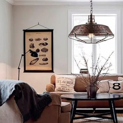 Floroux - Lampe rétro élégante Lustre plafonnier