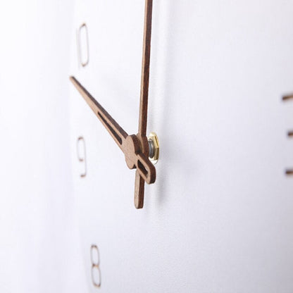 Floroux Horloge murale en bois 3D