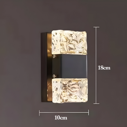 AuraCrystal – Luxe LED Applique Murale en Cristal