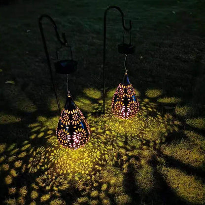 Lampe de jardin alimentée par énergie solaire et résistant aux intempéries – SolarLuxe